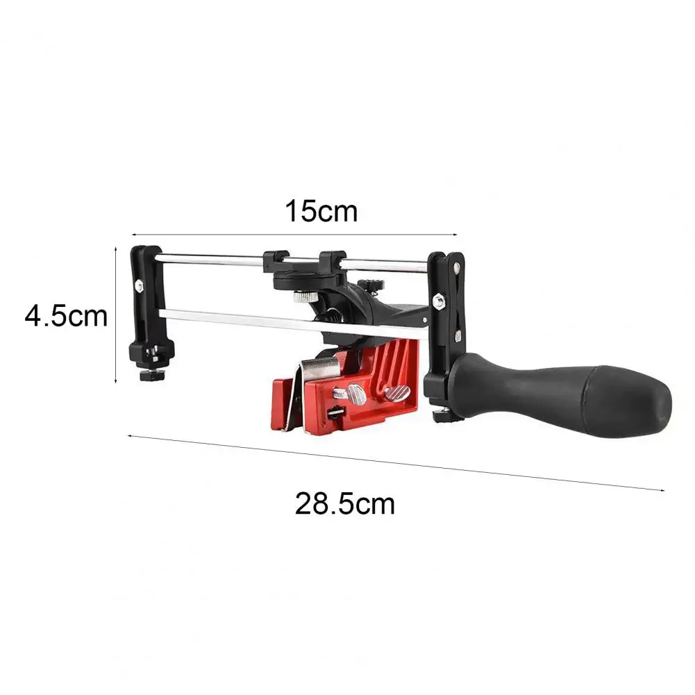 

Manual Chain Sharpener Bar Mounted Sharpener Saw Chain Filing Guide Tool Handhold Grinding Guide Garden Tool