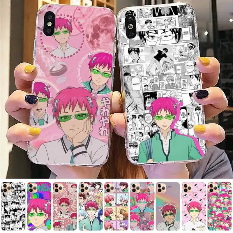 

The Disastrous Life of Saiki K Saiki Kusuo Phone Case for iphone 13 11 12 pro XS MAX 8 7 6 6S Plus X 5S SE 2020 XR case
