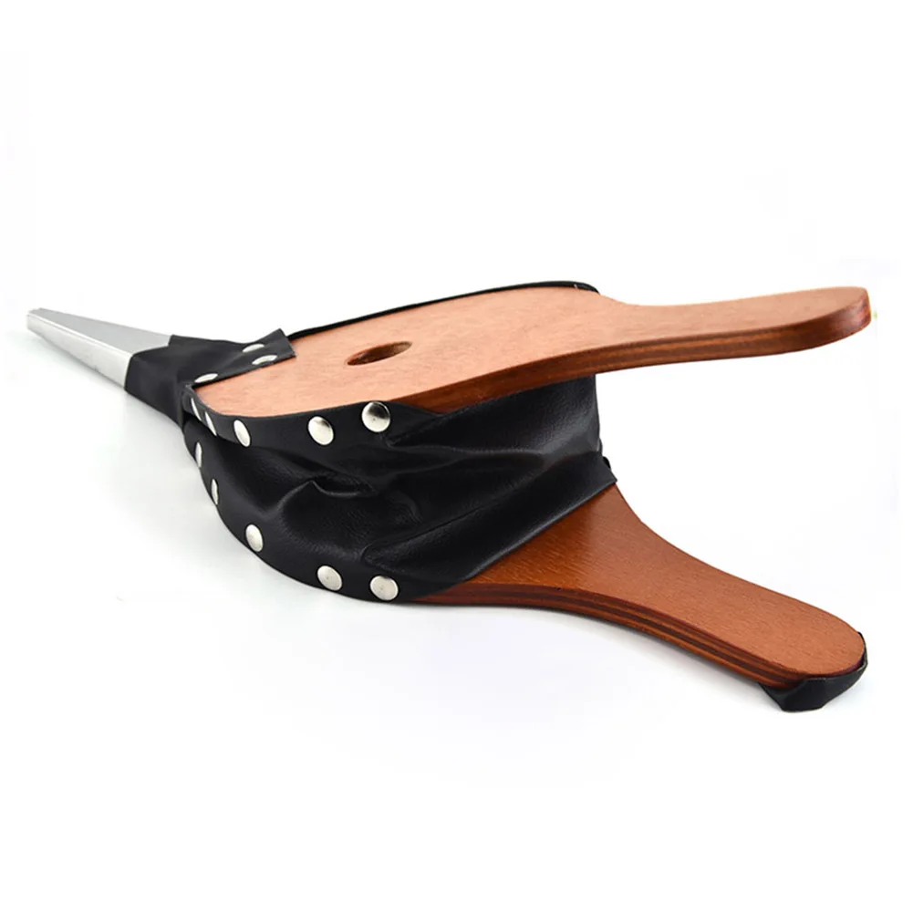 38*14cm Fireplace Wood Bellows Wood Barbecue BBQ Air Blower Bonfire Campfire Brown BBQ Tools For Outdoor Wild Donkey Firing Tool