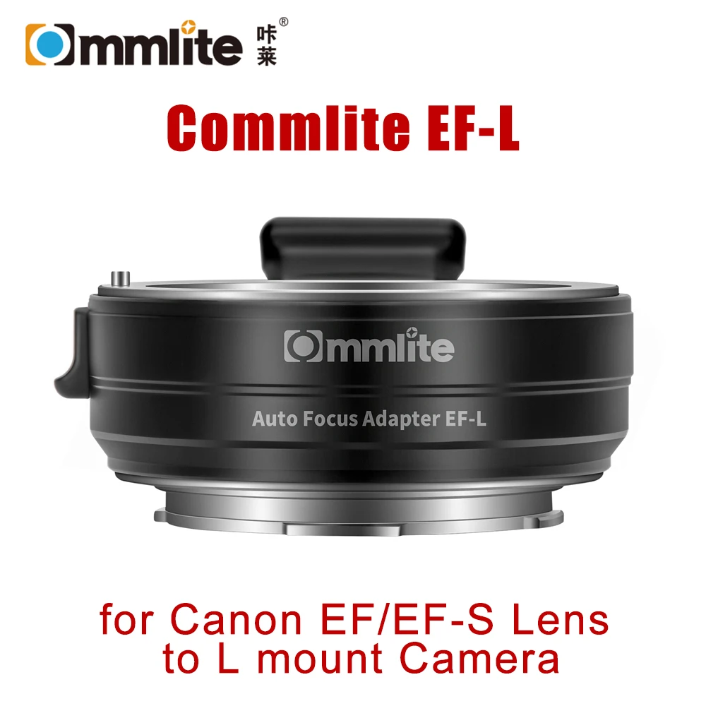 

Commlite EF-L AF Lens Adapter for Canon EF EF-S SIGMA Lens to Leica Panasonic L mount Camera Auto Focus Lens Adapter Ring