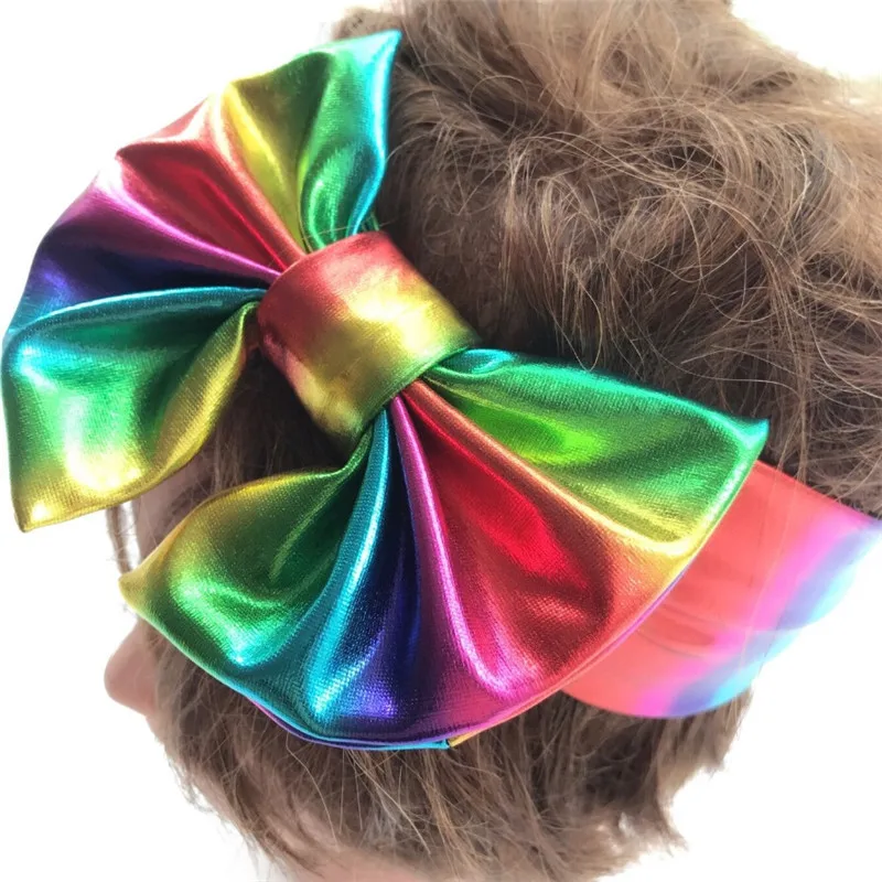

Big Bow colorful children's bow hairband color gold knotted rabbit ears parent-child hair accessories headband