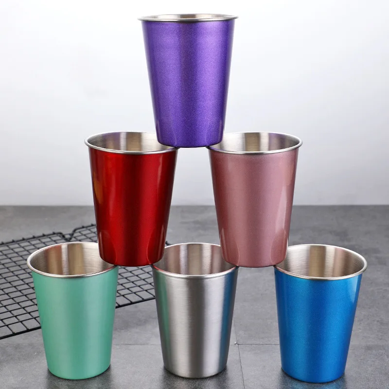 

stainless steel beer mug outdoor portable car mug office Home Hotel coffee mug Water cup Drink cup Available in multiple colors