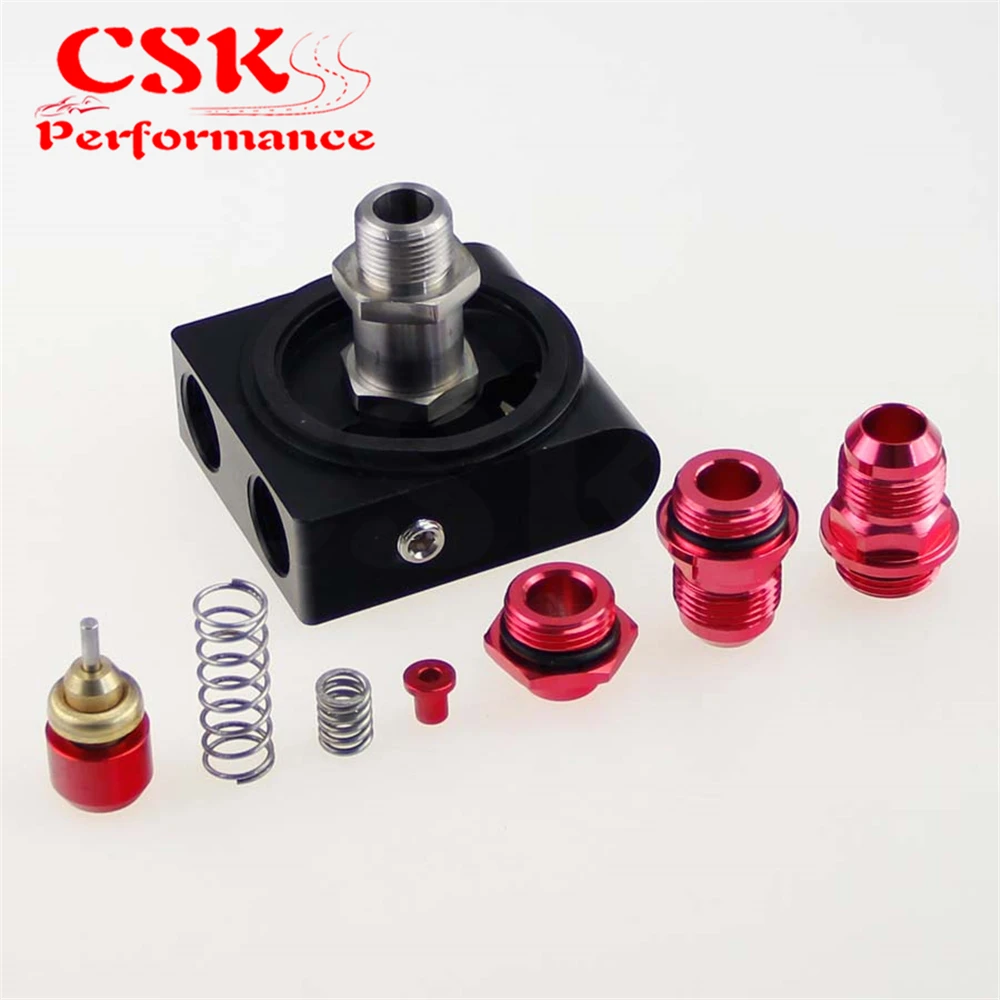 AN10 Масляный радиатор фильтр термостат сэндвич пластина адаптер 3/4 &quot16 UNF/M20 X1.5