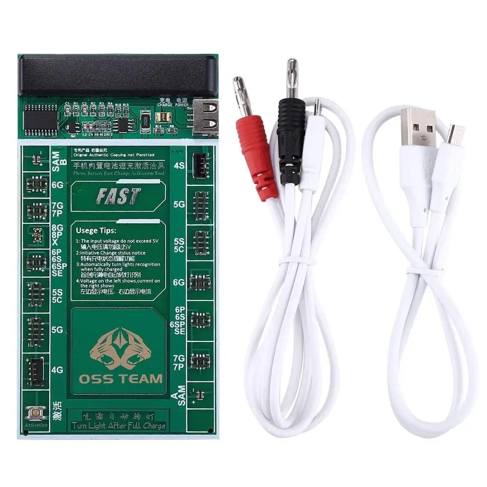 Professional Battery Activation Charge Board Micro USB Test Cable for iPhone Samsung Circuit Repair Tool | Мобильные телефоны и