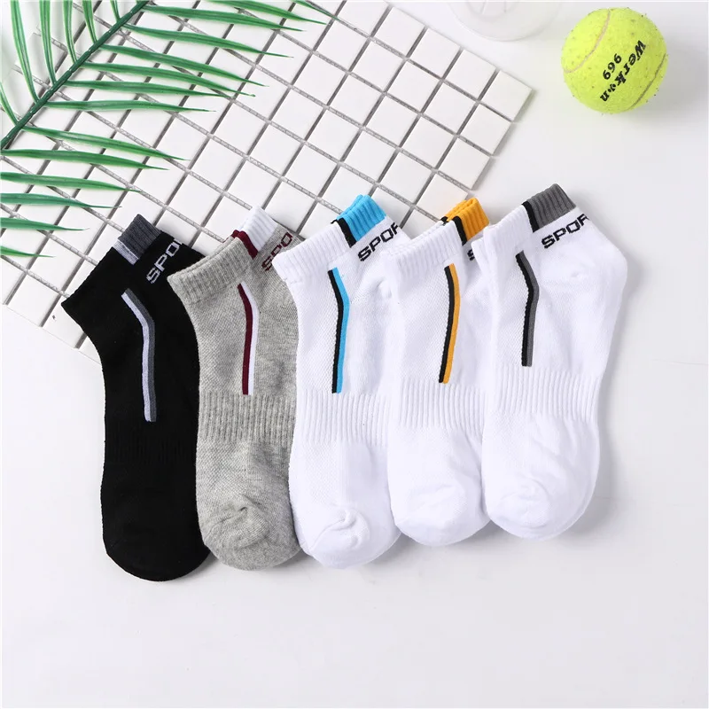 

Mens Socks Ankle Clothes Thin Section Breathable Sports Short Tube Basketball Gifts For Polyester