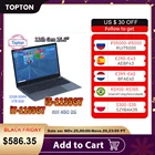 Игровой ноутбук Topton, ультрабук 15,6 дюйма, Intel Core i7 1165G7 i5 1135G7 NVIDIA MX450, 2G, сканер отпечатков пальцев, Windows 10, Wi-Fi, BT