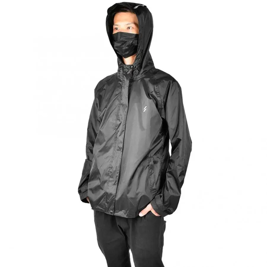 Велосипедная Джерси дождевик со светоотражающими ремешками нейлоновая