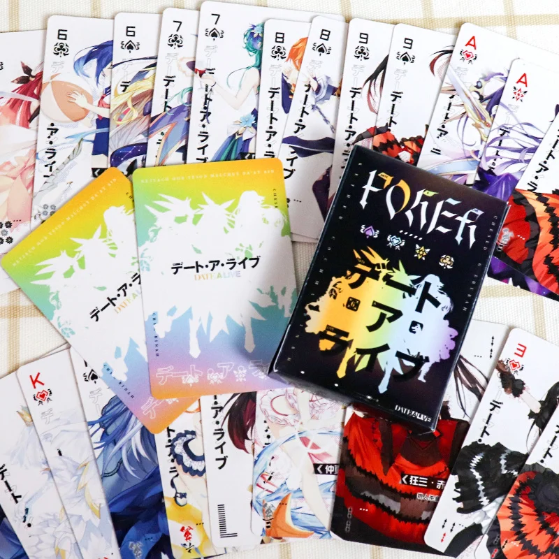 Настольная бумага для игры в покер с рисунком из аниме DATE A LIVE Tokisaki Kurumi - купить по