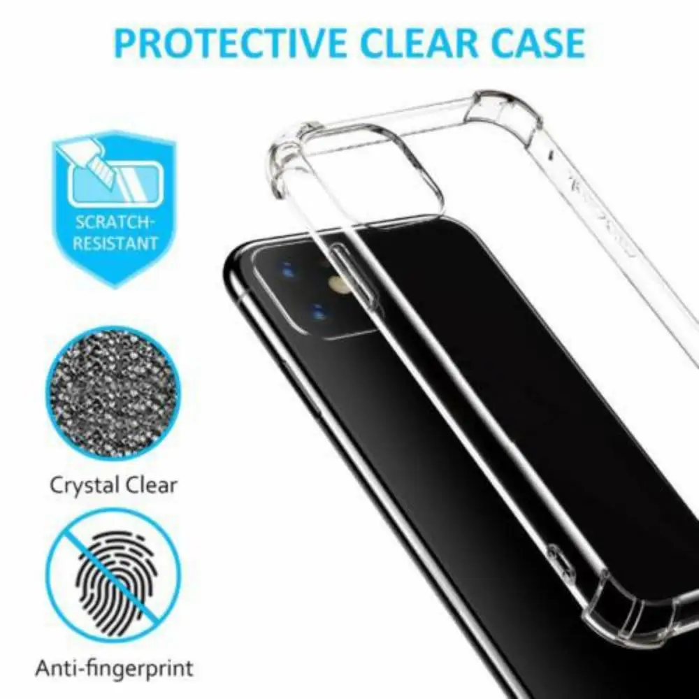 Сверхмощный защитный чехол для iPhone 11 Pro Max Four Corner усиленный силиконовый