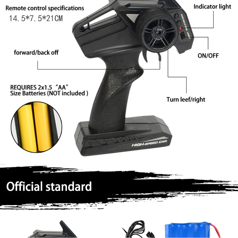 1:24 RC автомобиль высокоскоростной грузовик внедорожный Rc багги Дрифт машина