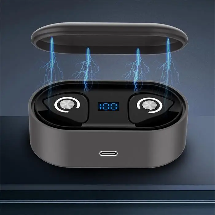 Bluetooth беспроводная гарнитура в ухо HIFI музыкальные наушники светодиодный 7 5x3 5x4