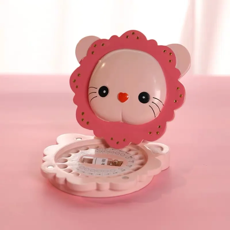 Pink Английская версия коробочка для молочных зубов органайзер для новорожденных волос и зубов хранения пупочной шнур сбора зубов Umbilica сохранить подарки - Цвет: Pink