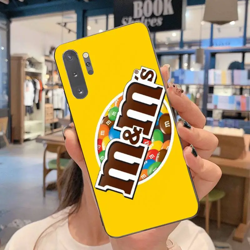Чехол M & M's с бутылкой шоколада Нутеллы для телефона Samsung Galaxy Note20 ultra 7 8 9 10 Plus lite