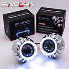 Биксеноновые линзы для проектора Sinolyn, 2,5 дюйма, для H7, H4, автомобильных фар, H1 светодиодный LEDHID