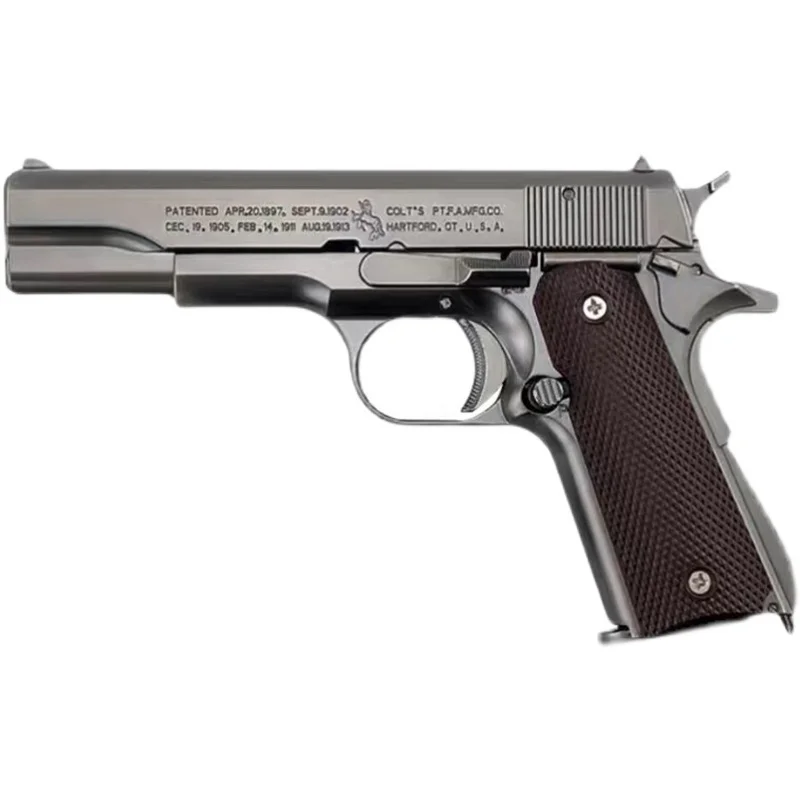 

2021 Новинка 1:2.05 Colt 1911 Миниатюрная модель пистолета брелок Цельнометаллический корпус сплав не может стрелять мальчика подарок на день рожде...