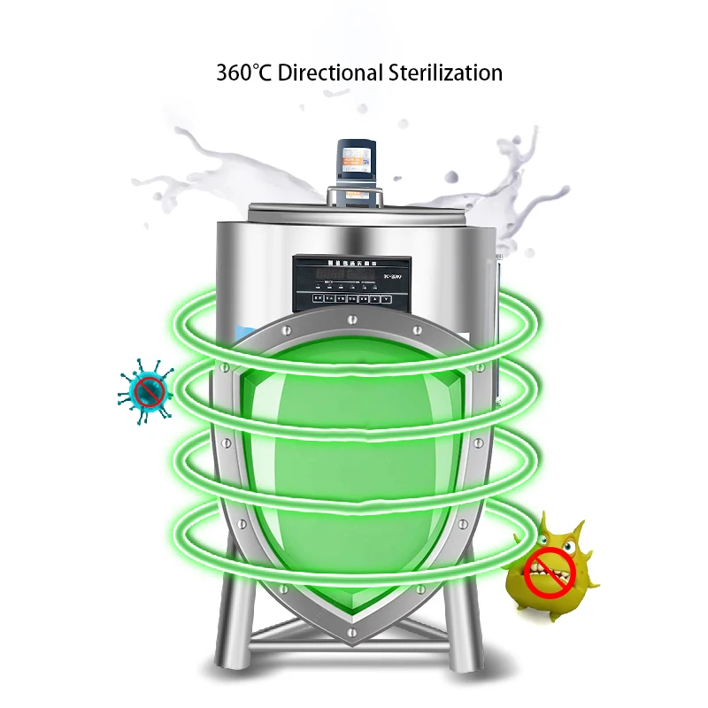 

6000W High Temperature Steam Sterilizer Multifunctional Sterilizer Milk Boiler Sterilization Tank Equipment 100L for Dairy Farm