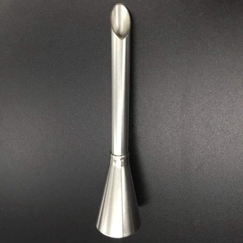 

Stainless Steel Cream Puff Nozzle Cake Fondant Butter Frosting Pipe Long Nozzle DIY Baking Decoration Tool