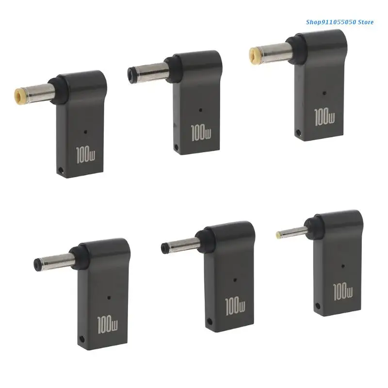 

C5AB Convenient Type-C Female to DC 100W Converter Charging Connector for Laptop