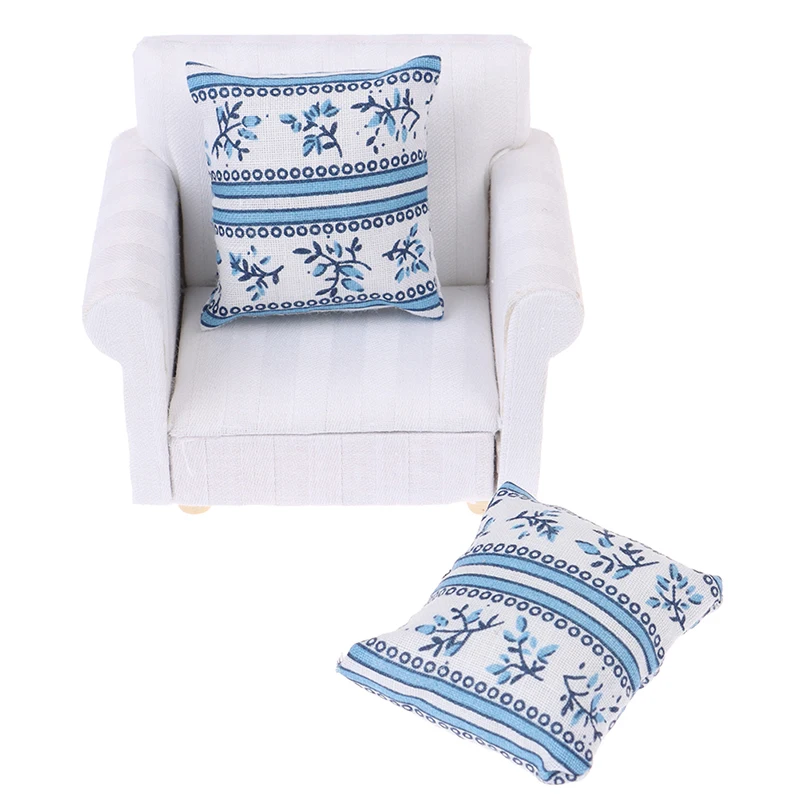 

1Pc 1:12 Dollhouse Miniature Sofa Living Room Furniture Accessories Doll Sofa