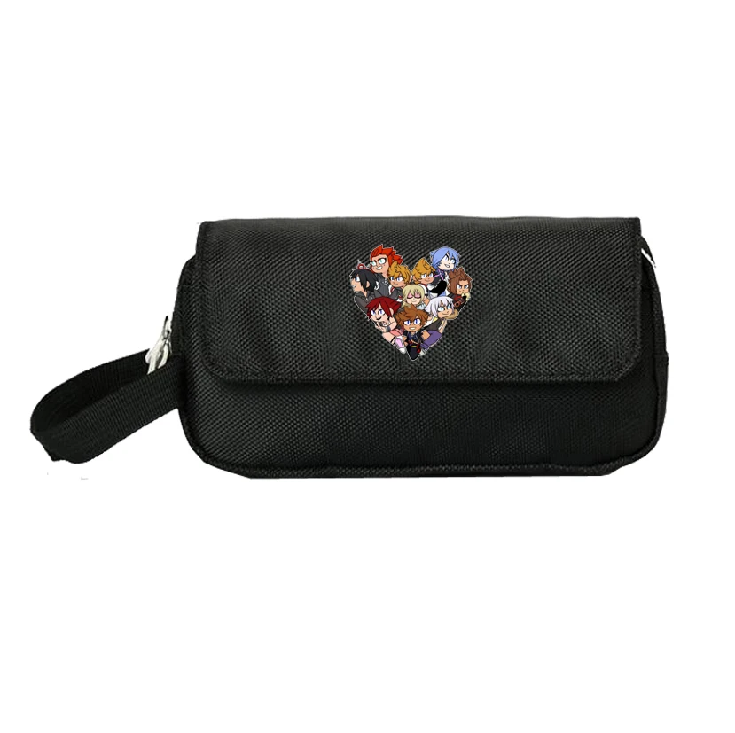 

anime Kingdom Hearts Pencill Case Women Cosmetic Cases Makeup Bag Child Girls student Zipper pecnill Bag Handbag hot