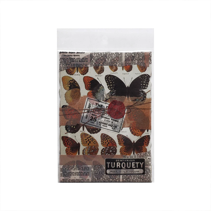 Старая Бумажная книга большого размера в средневековом стиле с растениями