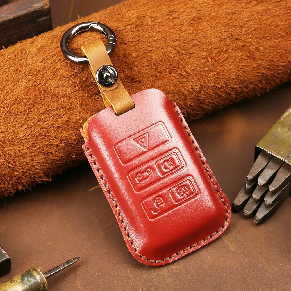 

Leather Key Case Cover For Remote Fob Interior Accessories Key Case For The Car Parts And Accessories Jaguar