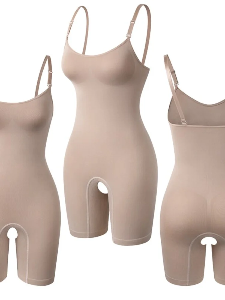 

Women Waist Trainer Bodysuit Shapewear Tummy Control Full Body Shaper Shorts High Waist Butt Lifter Thigh Slimmer