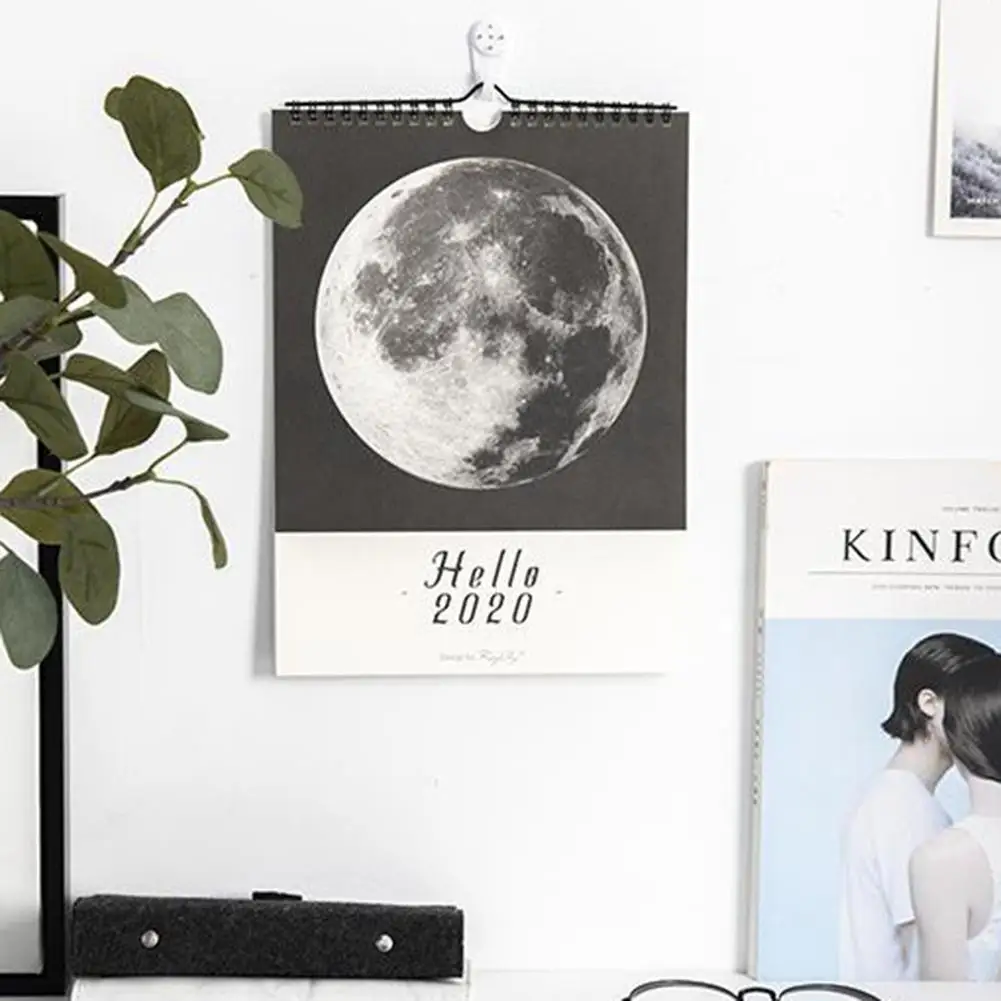 Новейший календарь с расписанием на 2020 оригинальный настенный ручной росписью