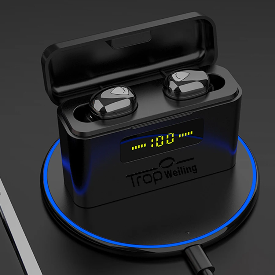 TWS водонепроницаемые спортивные наушники Bluetooth беспроводные с шумоподавлением
