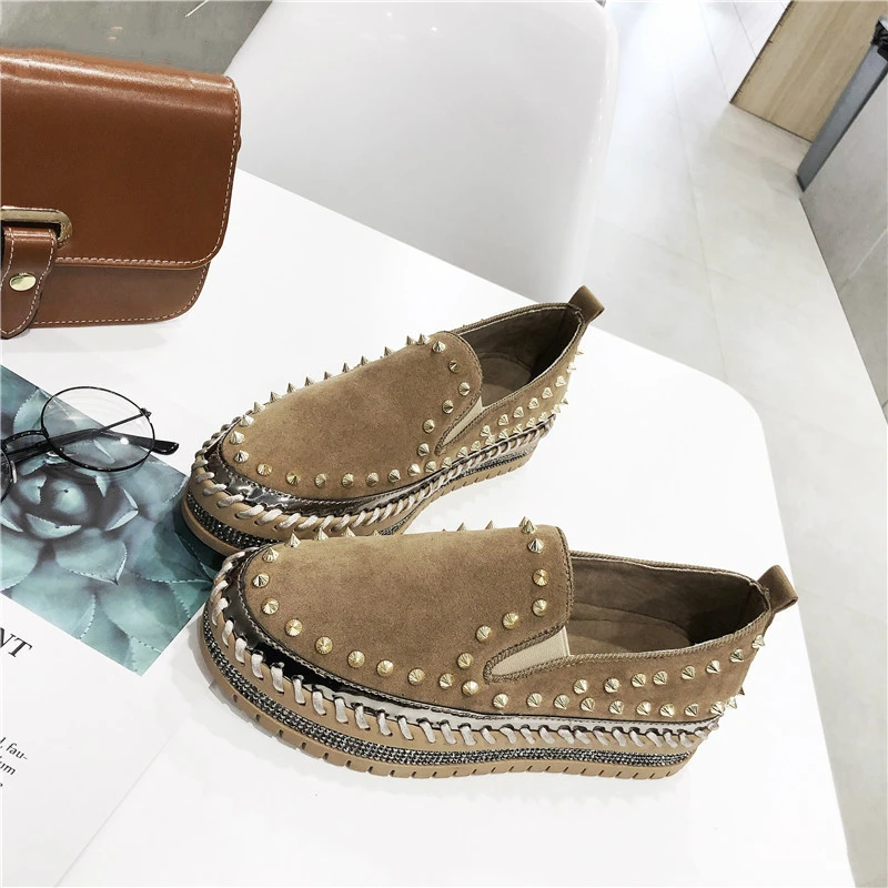 

Brand Women Casual Flat Women Shoes Spring Autumn Female Shoes Comfortable Ladies Shoes Ephemera Loafers Women B20-152