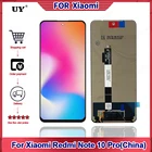Оригинальный дисплей для Xiaomi Redmi Note 10 Pro, зеркальный ЖК-дисплей, сенсорный экран, дигитайзер для Redmi Note 10 Pro, зеркальный ЖК-дисплей, запасная часть