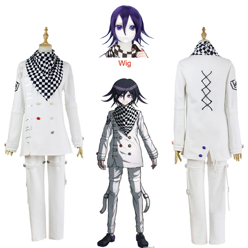 Аниме Danganronpa V3 Ouma kokichi косплей костюм японская игра школьная форма наряд| |