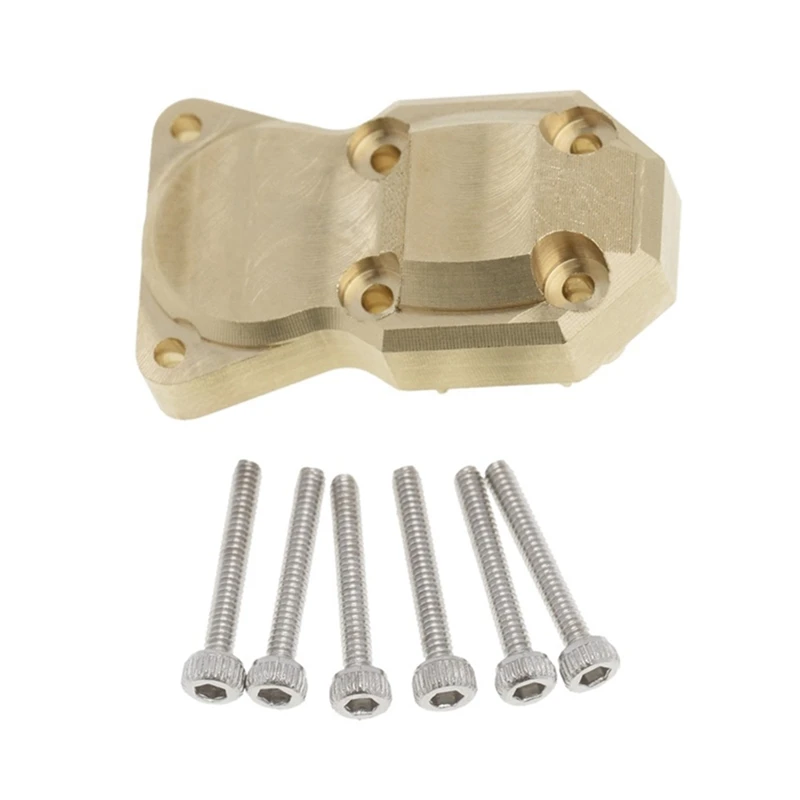 

Brass Heavy Duty Differential Cover Bridge Axle Cover Upgrade Parts for 1/24 RC Crawler Axial SCX24 90081 Accessories