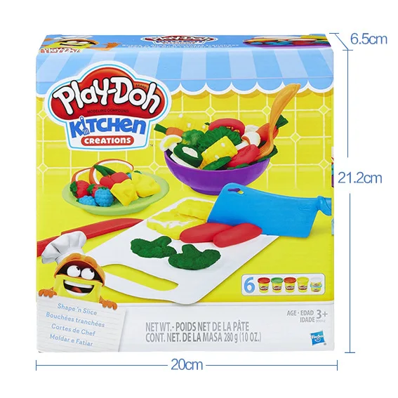 Hasbro Play Doh цветной глиняный Пластилин креативный инструмент шеф повара детская