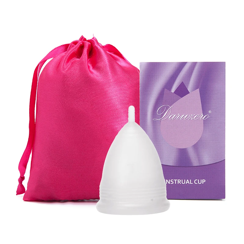 1Pc-1colthbag-White Превосходная женская гигиеническая менструальная чашка, медицинская силиконовая менструальная чашка, многоразовая менструальная чашка для женщин и женщин, менструальная копа - Цвет: 1Pc-1colthbag-White