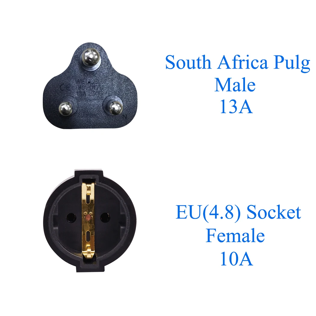JORINDO Южно-Африканская штепсельная Вилка для Европы Женский адаптер переменного