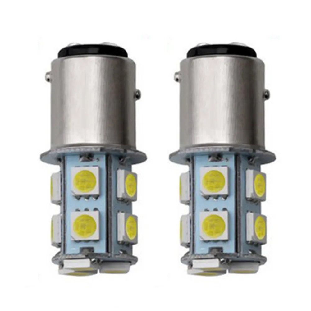 

2pcs Car LED Turn Signal Reversing Light Brake Light Tail Light White 1157 13SMD No Delay In Lighting Turn Signal Lamp