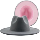 Шляпа фетровая МужскаяЖенская, с широкими полями, 56-58-60см