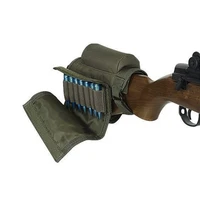tactical buttstock cheek rest gun accessories military hunting bag ammo shell pouch riser pad bullet cartridges holder