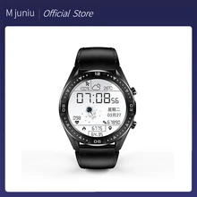 M juniu Smart Watch Men Bluetooth Call Smartwatch Waterproof Sports Fitness Tracker With Music Playback  Watch ​For Android IOS