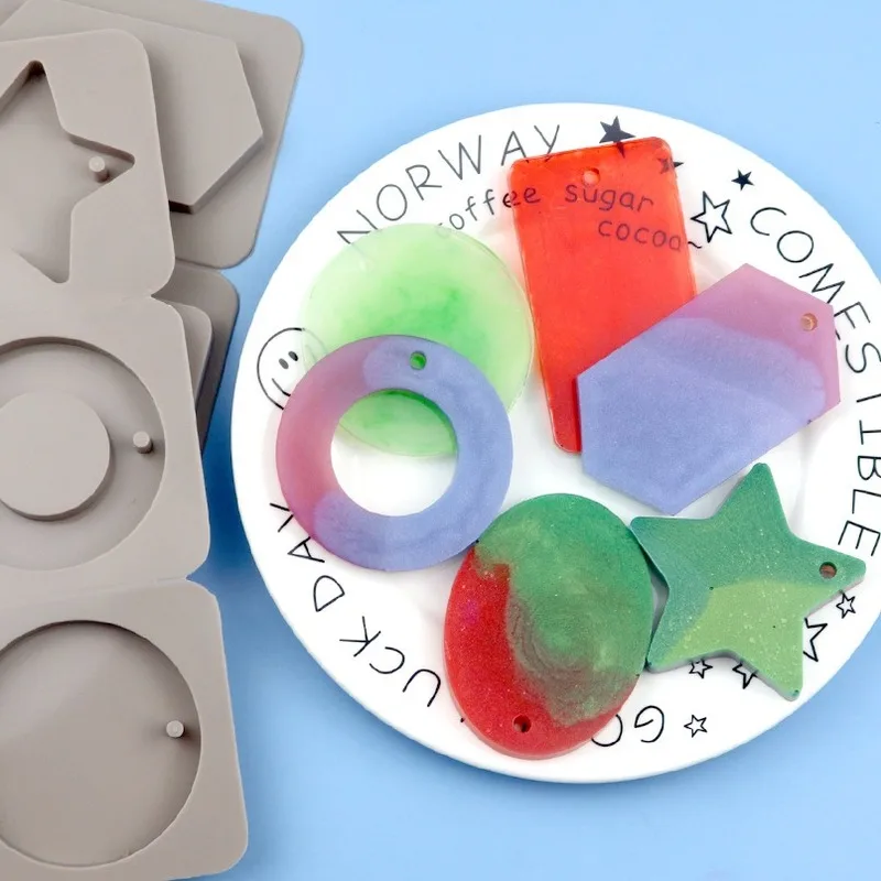 

6 Consecutive Six Shapes Silicone Wax Molds Aromatherapy Wax Molds DIY Household Baking Tools Silicon Mould