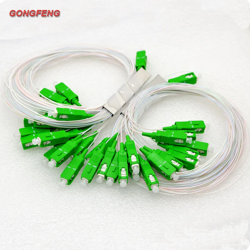 10 шт. Новый мини Модуль PLC оптический волоконный сплиттер SC / APC 1:16