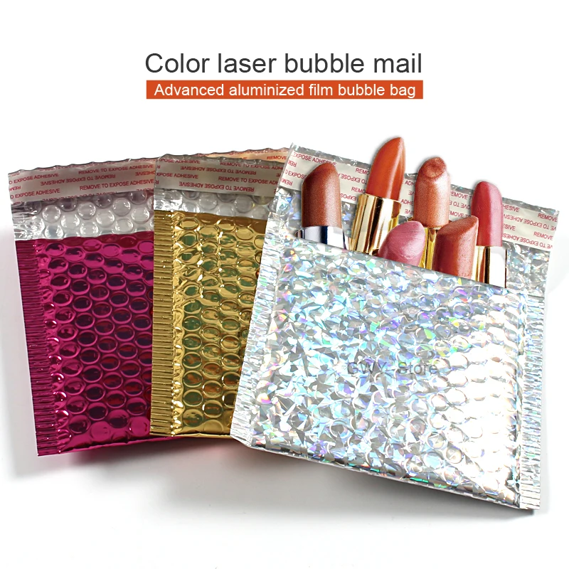 10 шт./лот многоцветные пузырчатые конверты для почтовых отправлений доставки с