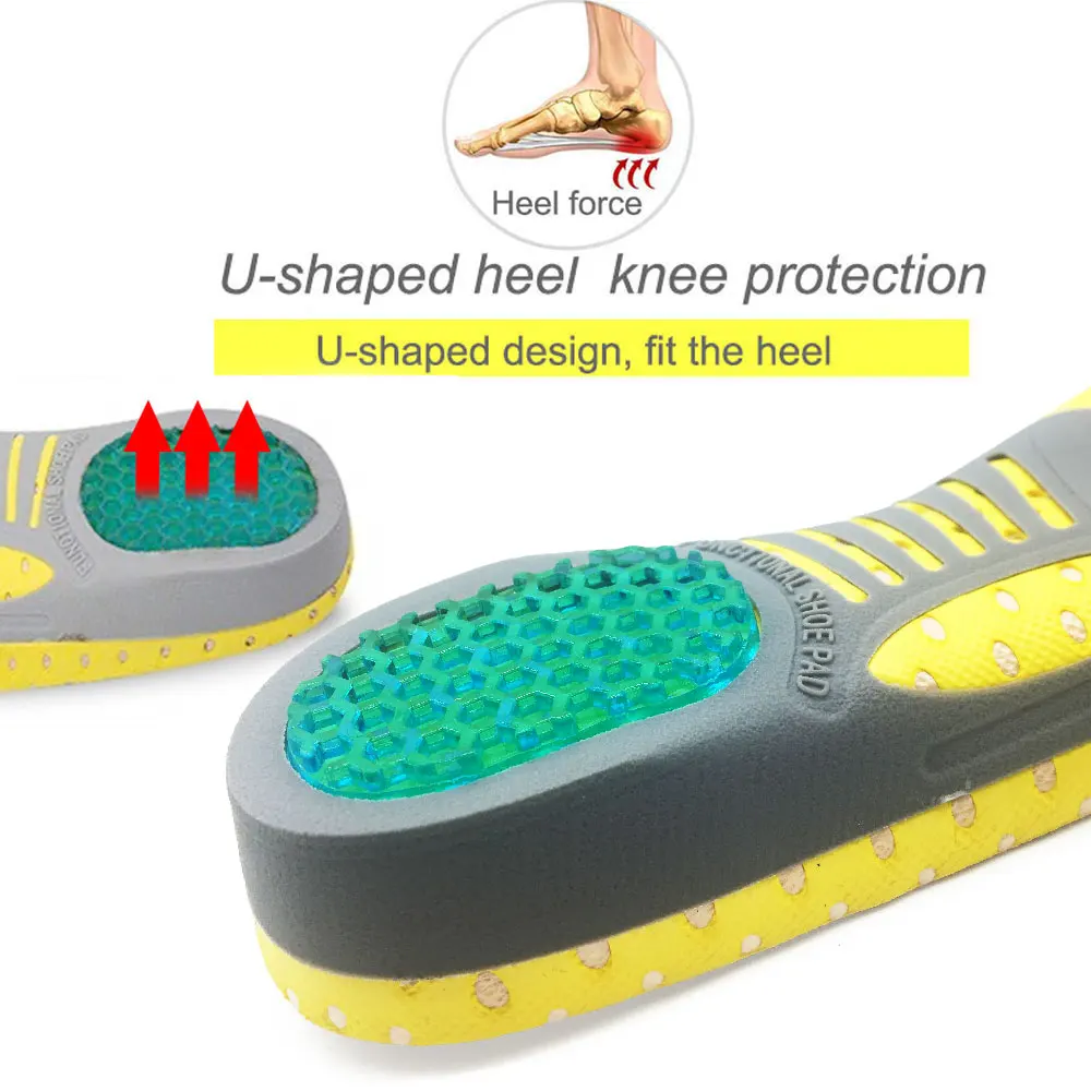 Orthotic Insole Arch Support PVC Flat Foot Health Shoe Sole Pad insoles for Shoes insert padded Orthopedic insoles for feet