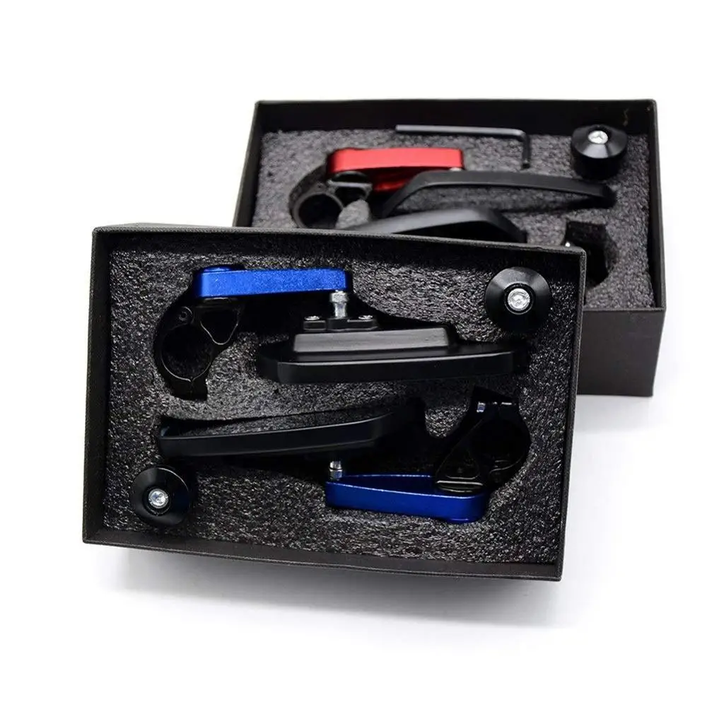 

7/8" 22mm Bar End Rear Mirrors Motorcycle rearview mirror Motorbike Scooters Rearview Mirror Side View Mirrors Moto Accessories