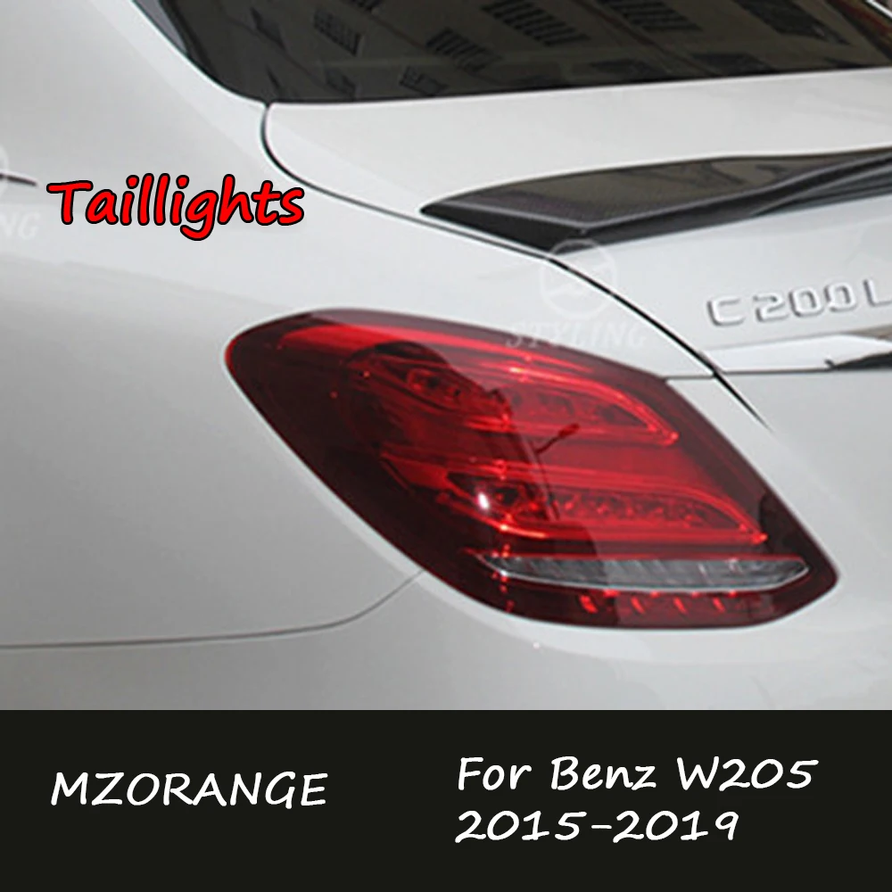 Светодиодная задняя фара в сборе для Benz W205 C180 C200 C260 C300 2015-2019 задсветильник s