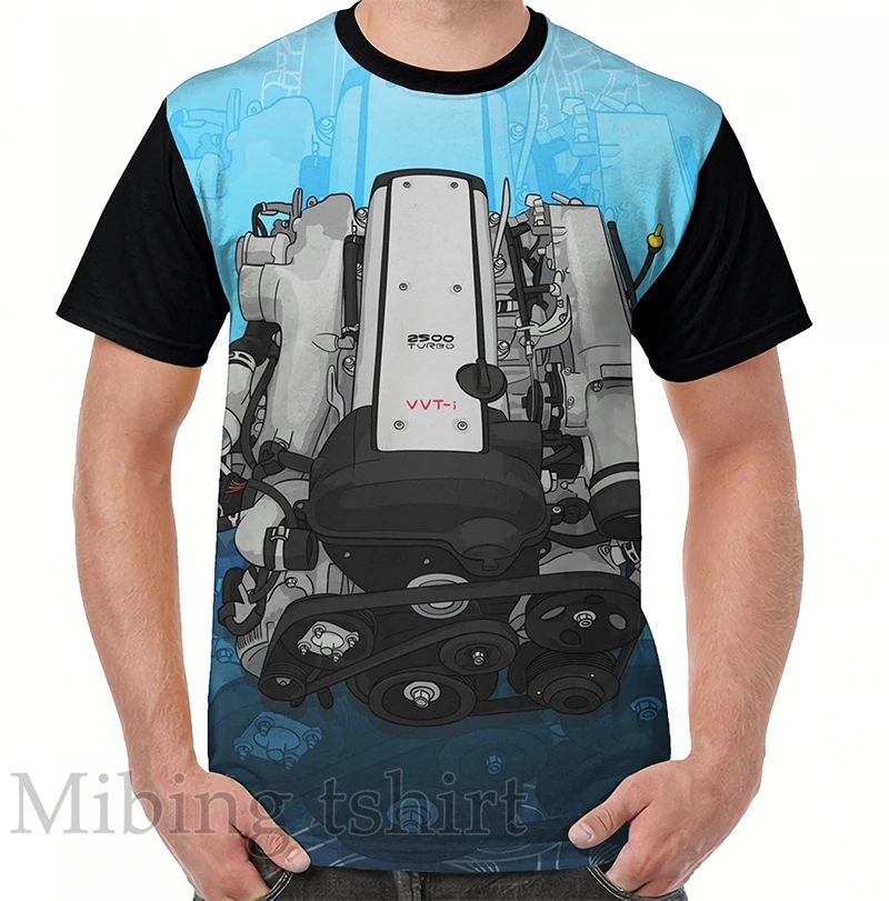 Футболка 1JZ с забавным принтом для мужчин и женщин повседневный топ круглым