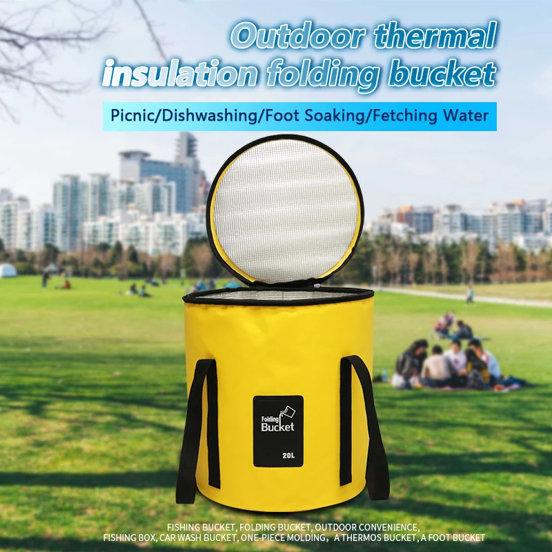 Утолщенное Новое изоляционное рыболовное ведро от производителя Складная