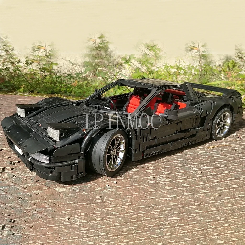 Технология строительный блок moc-30093 Honda nsxs автомобиль супер спортивный части