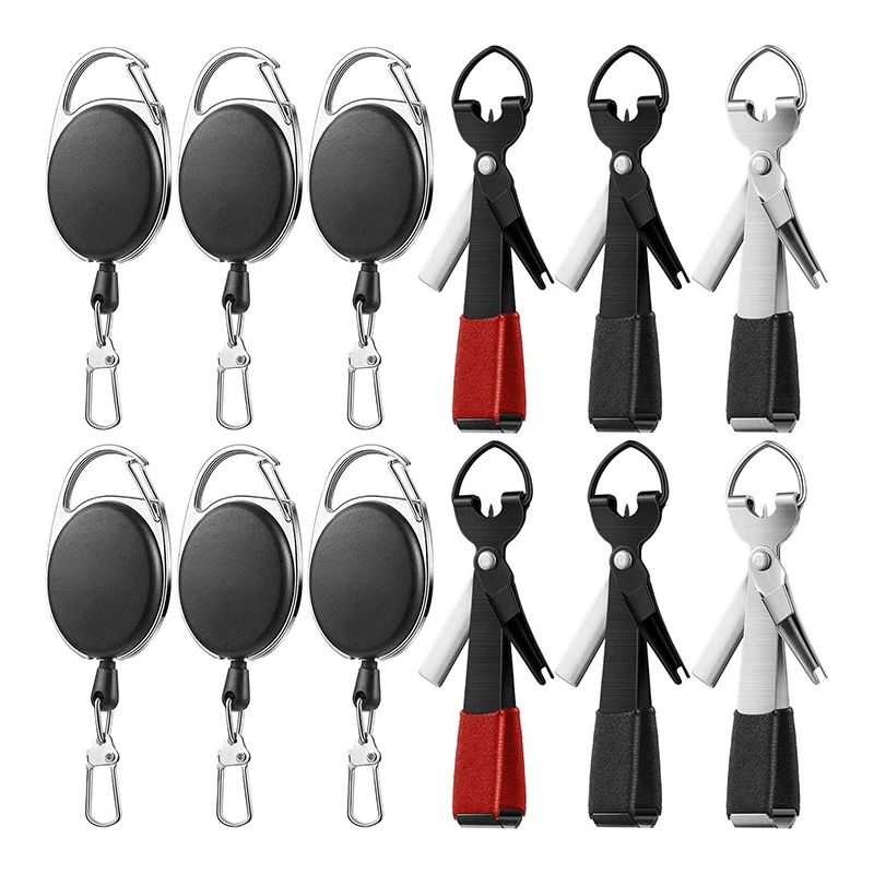 

Fishing Quick Knot Tying Tool 4 in 1 Mono Line Clipper Combo Includes 6 Fly Fishing and 6 Fly Fishing Line Clippers